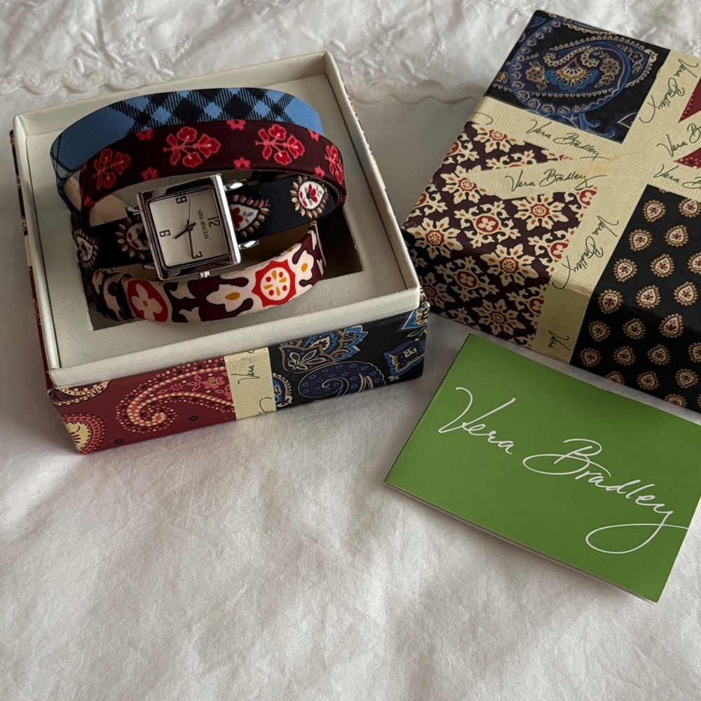 Vera Bradley watch with interchangeable band